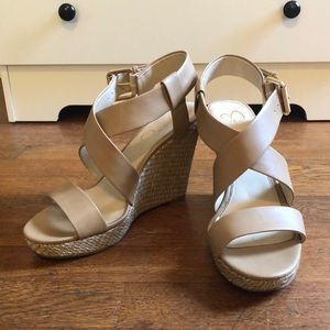 Jessica Simpson nude wedges